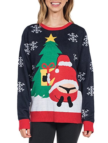 Tipsy Elves Women’s Winter Whale Tail Sweater