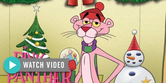 The Pink Panther in “A Very Pink Christmas”