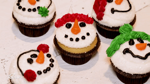 5 Beautiful Christmas Cupcakes