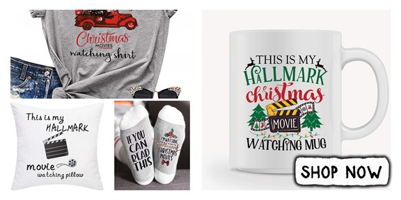 Hallmark Christmas Movie Merch