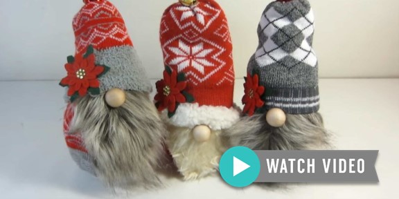 DIY Christmas Sock Gnomes