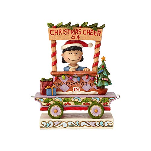 Lucy Christmas Train Car Figurine