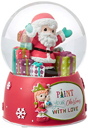Paint Your Christmas with Love Musical Snow Globe