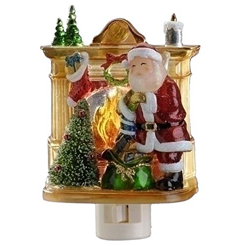 Santa Fireplace Nightlight