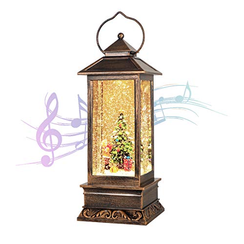 Christmas Decor Snow Globe Lantern