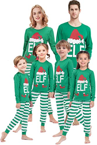 Matching Family Christmas Elf Pajamas