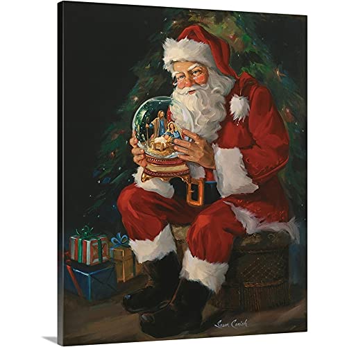 Santa Believes Canvas Wall Art Print