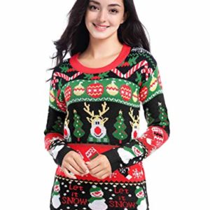 Ugly Christmas Sweater Reindeer Knit