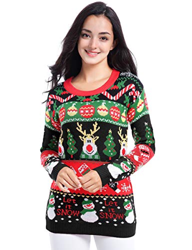 Ugly Christmas Sweater Reindeer Knit